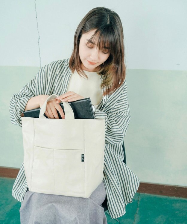 YUSHI NUANCE - TOTE SHOULDER 本革トートショルダー ブラック