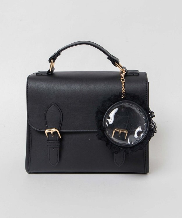 WEGO 【痛バ＆推し活グッズ】サッチェル痛ショルダー ブラック