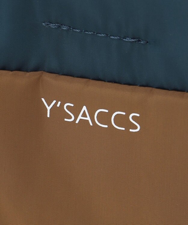 Y'SACCS ドローストリング コンビカラーショルダー mini ブルー