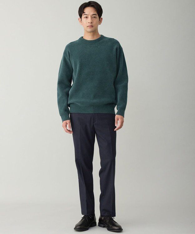 UNFILO MENS ライトモール ニット グリーン