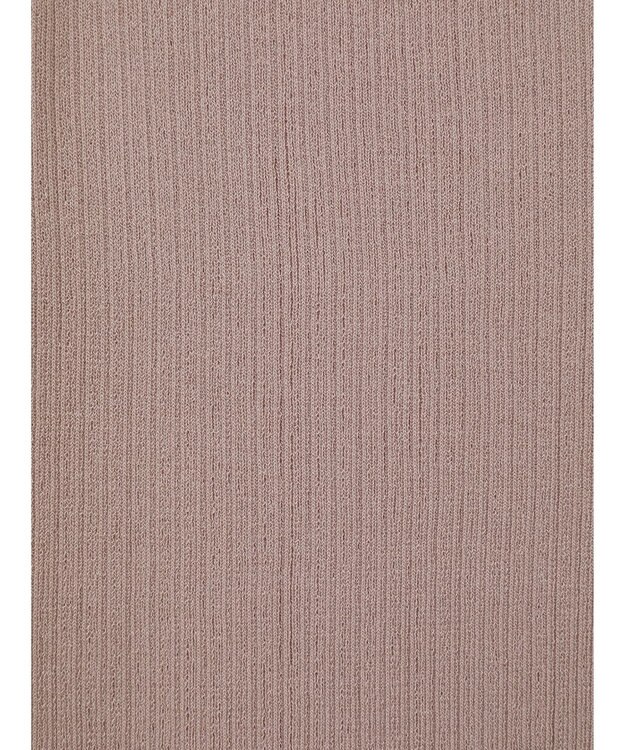 earth music&ecology ポイントシアーフリルニットプルオーバー Pink Beige