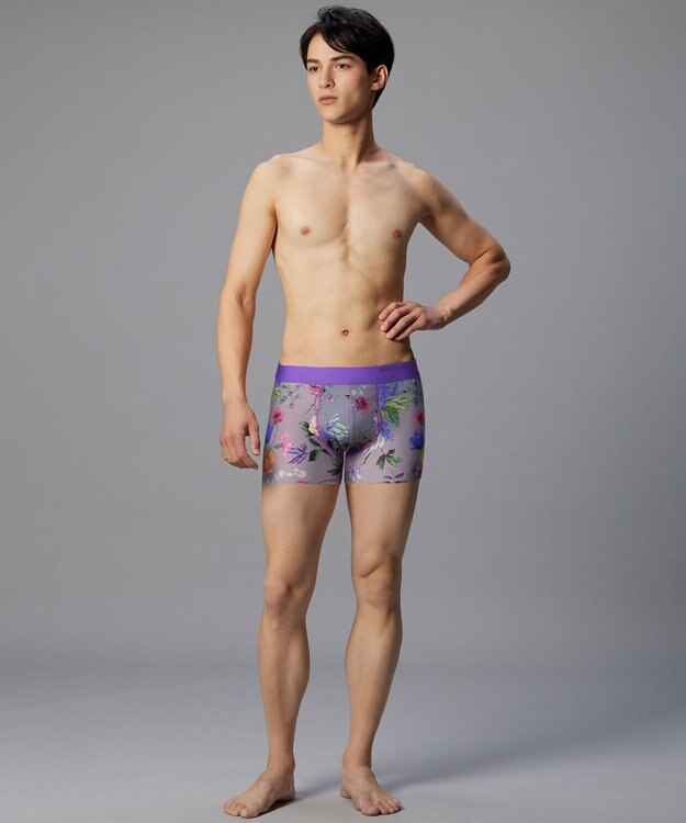 WACOAL MEN WACOAL MEN ボクサーパンツ 【気持ちいいパンツ】 動いてもズレにくい フロントの安定性・快適性 前閉じ 下着 メンズ WT3439 /ワコールメン グレー