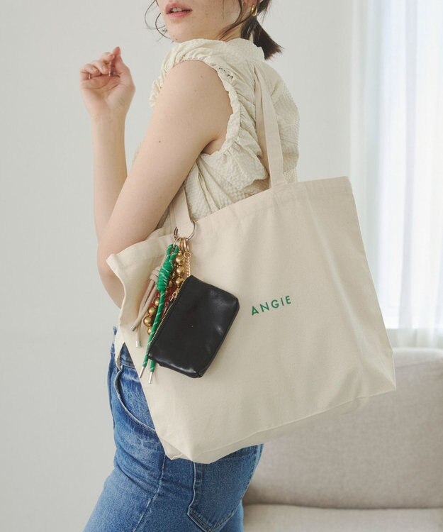 WEGO 【ANGIE VINTAGE】ANGIEロゴトートバック グリーンその他