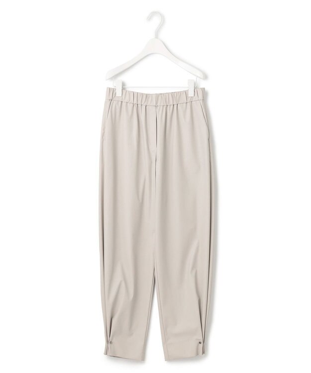 ICB 【洗える】 ライトフェイクレザー バレルパンツ トープ系