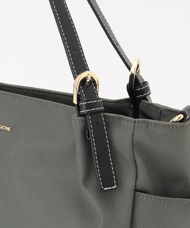 LA BAGAGERIE ポリエステルキャンバス　2WAYミニトート グレー