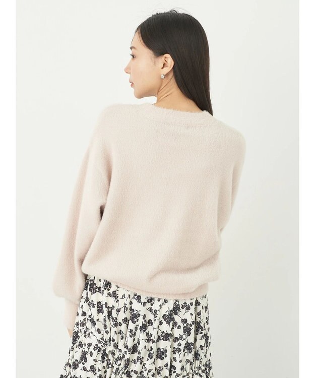 earth music&ecology ミニシャギープルオーバー Light Pink