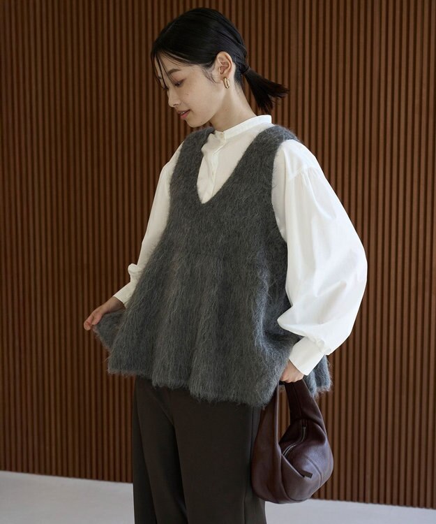 UNFILO 【新色追加】ボリュームスリーブ ブラウス オフ