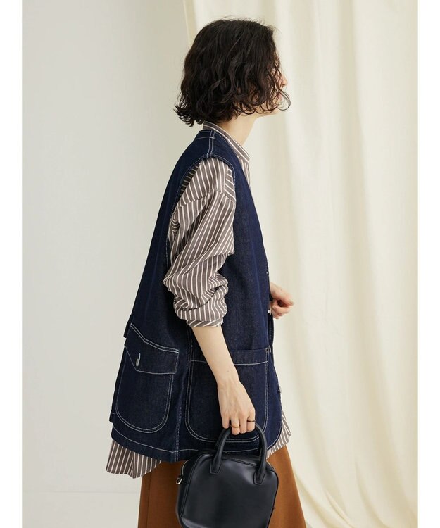 CRAFT STANDARD BOUTIQUE デニムワークベスト Dark Indigo