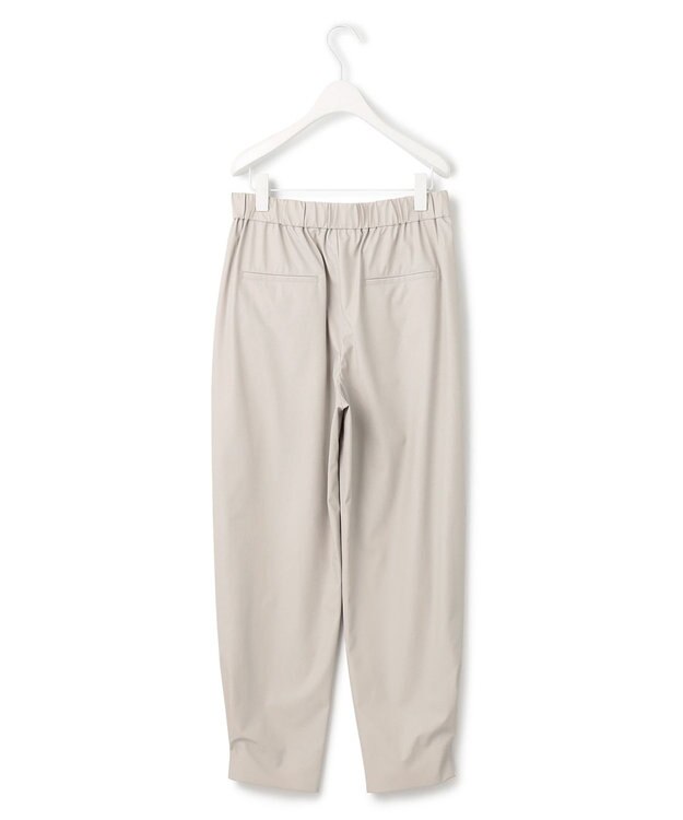 ICB 【洗える】 ライトフェイクレザー バレルパンツ トープ系