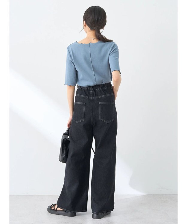 earth music&ecology メロ－リブプルオーバー Sax