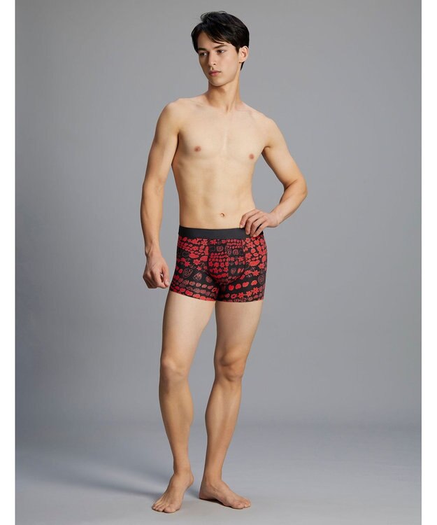 WACOAL MEN WACOAL MEN ボクサーパンツ 【気持ちいいパンツ】 動いてもズレにくい フロントの安定性・快適性 前閉じ 下着 メンズ WT3439 /ワコールメン レッド系