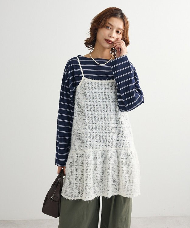 Green Parks ボーダーチュニック Navy