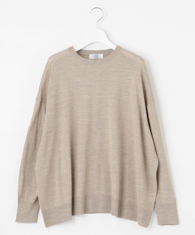 J.PRESS LADIES 【洗える】DRALON MERINO ニット ベージュ系