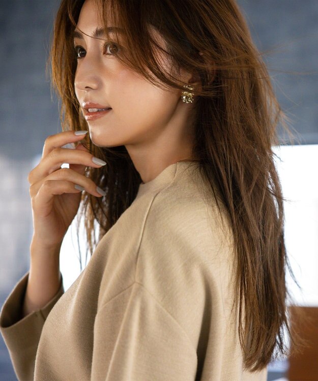 組曲 フルールメタルイヤリング ゴールド系