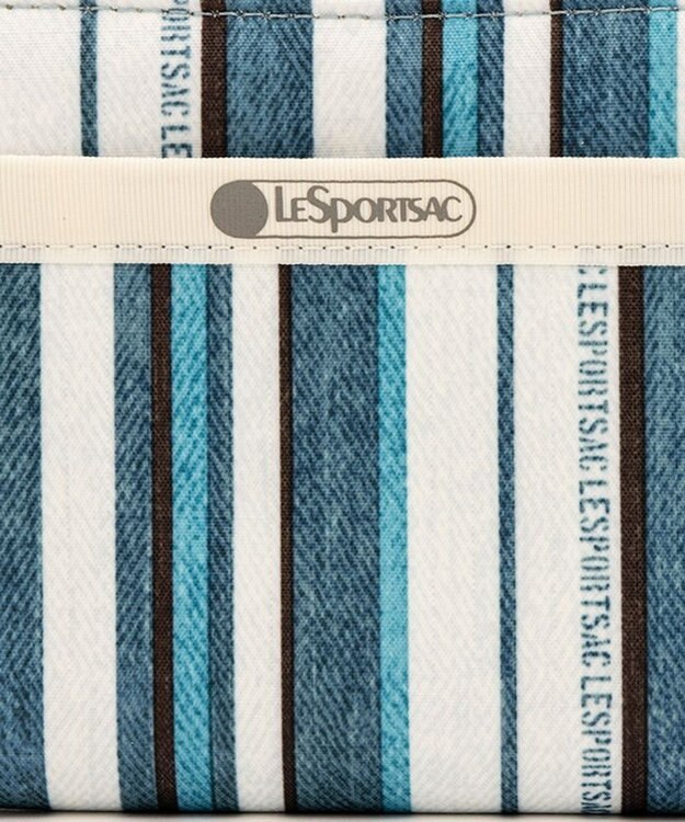 LeSportsac TECH WALLET WRISTLET/ティールグリーンストライプ ティールグリーンストライプ
