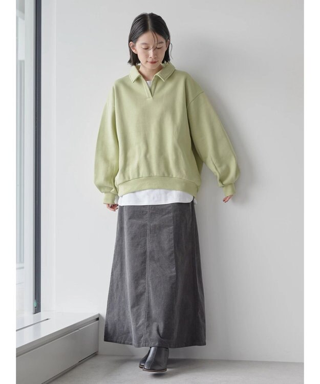 AMERICAN HOLIC ラウンドテールカットチュニック Off White