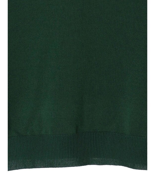 Green Parks 袖楊柳ドッキングニットプルオーバー Green