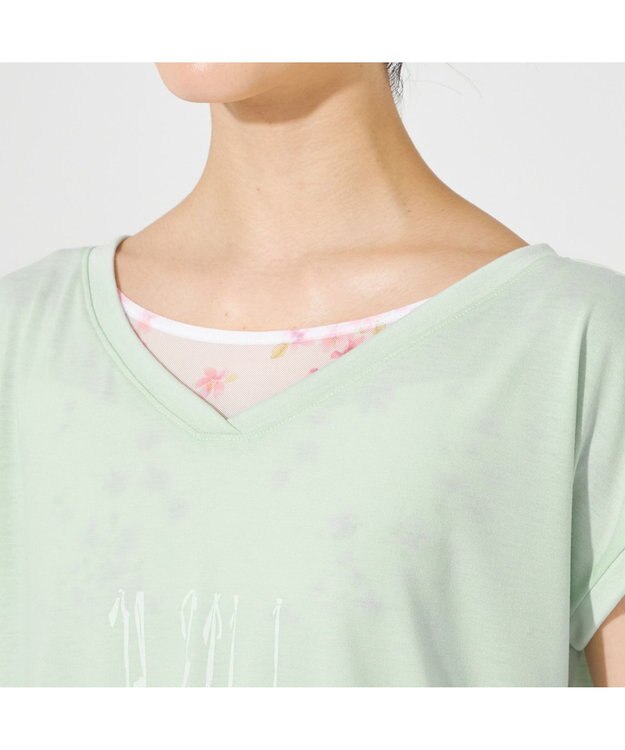 Chacott Tシャツ アイスグリーン