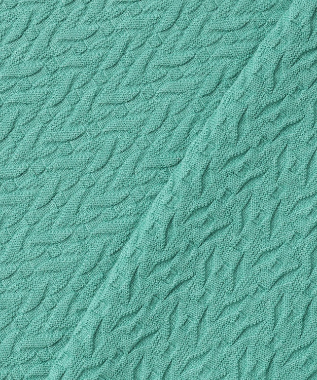 JOSEPH HOMME 新柄【イージーケア】 ヴィスコースリンクス　モックネックニット スモーキーグリーン系