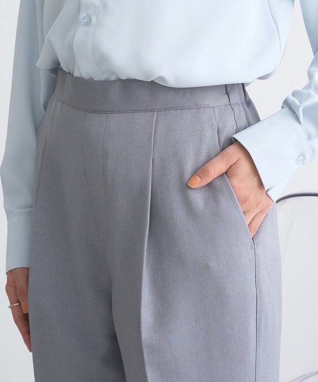 earth music&ecology テーパードパンツ Gray Mixture