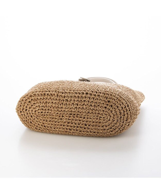 UNBILLION カシュカシュ cachecache / ベルトフラップクロッシェトート カゴバッグ オーク