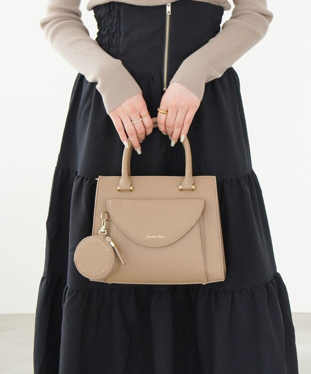 ACE BAGS & LUGGAGE Jewelna Rose ヴィクシー ハンドバッグ 16232 ジュエルナローズ グレージュ