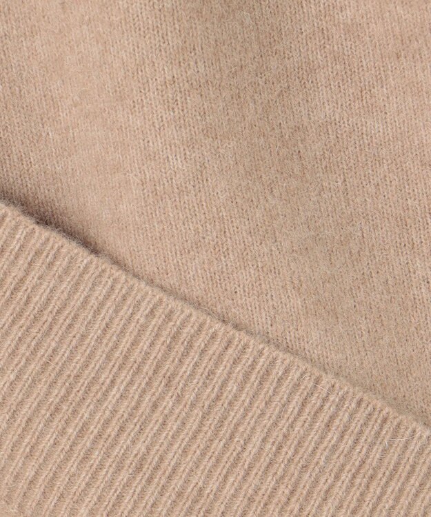 UNFILO ふわふわ ボトルネックニット ベージュ