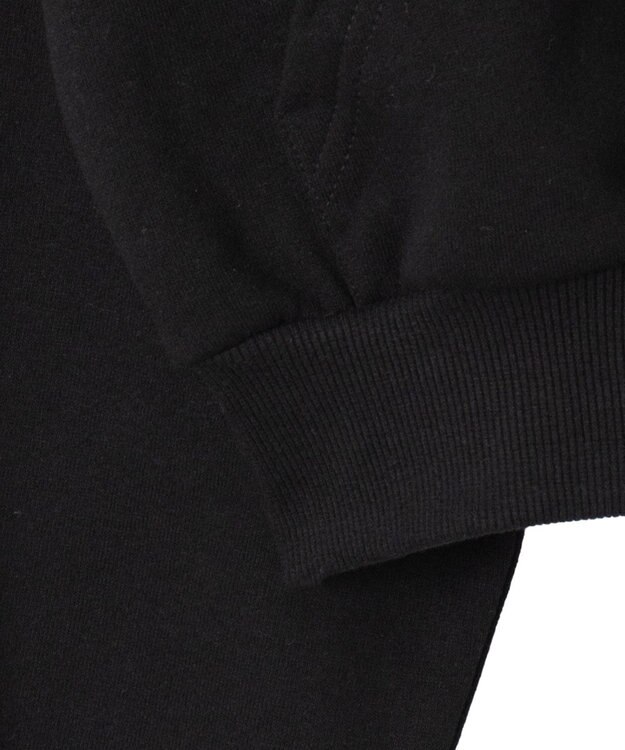 WEGO 【あったか】裏起毛Wジップショートパーカー ブラックその他