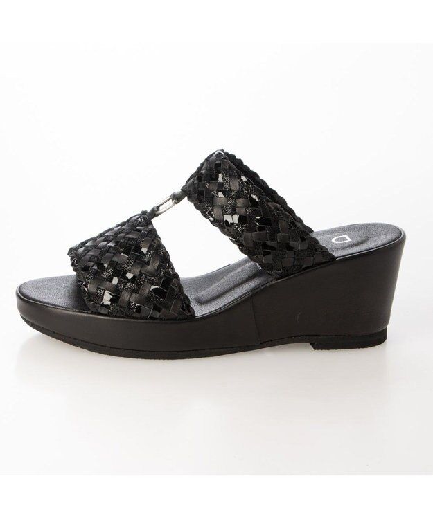 MODE ET JACOMO <D'ICI>メッシュデザインミュール ブラックミックス