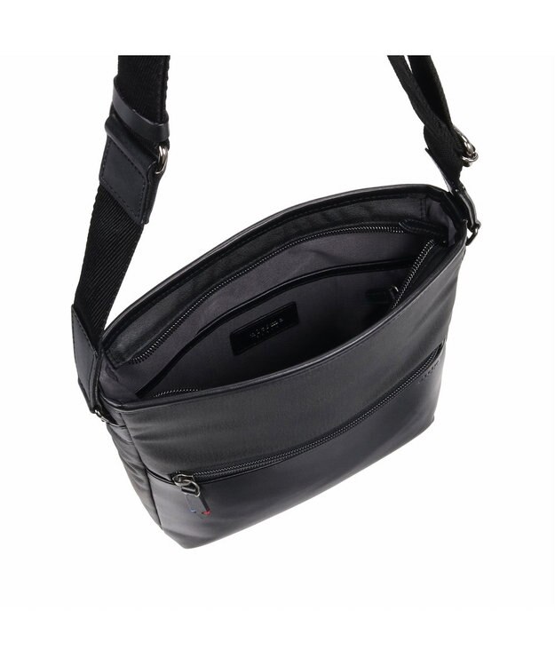 ACE BAGS & LUGGAGE ultima tokyo ディーノ ショルダーバッグ フロントファスナーポケット 68173 ウルティマトーキョー ブラック