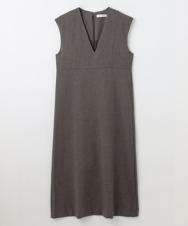 ANY 【洗濯機可】ライトツイードジャンスカ モカ