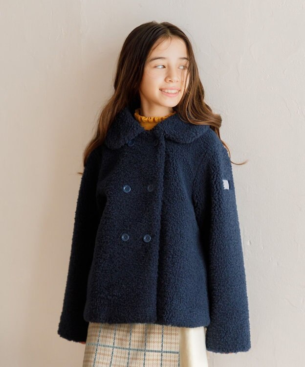 組曲 KIDS 【110-140㎝】スライバー ピーコート ネイビー系