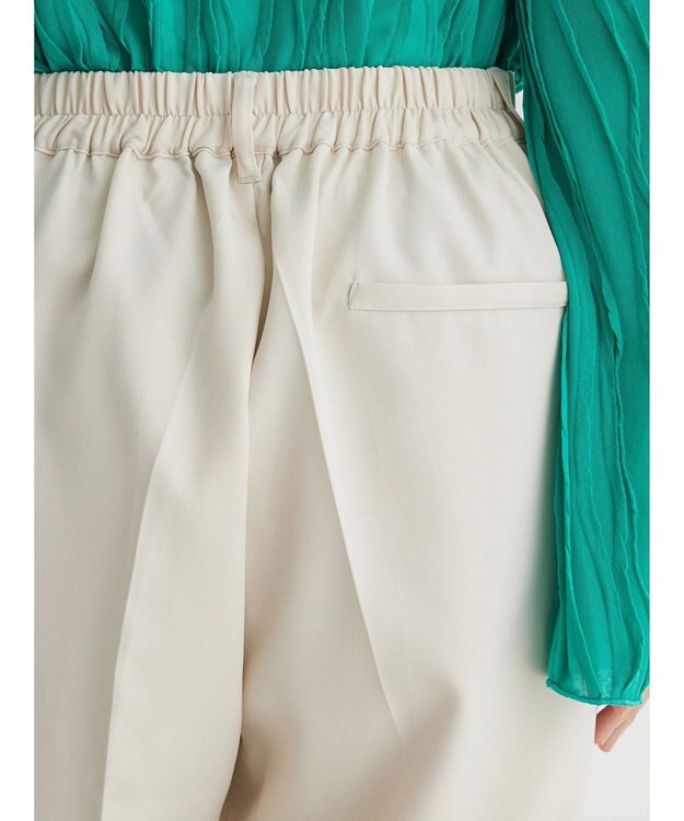 Green Parks ・Ｐｅｔｉｔ　Ｆｌｅｕｒ　センタープレスパンツ Ivory