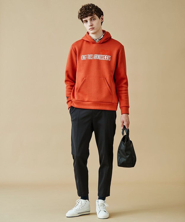 23区GOLF 軽快な履き心地【MEN】ＴＥＸＢＲＩＤダンボール パンツ ブラック系