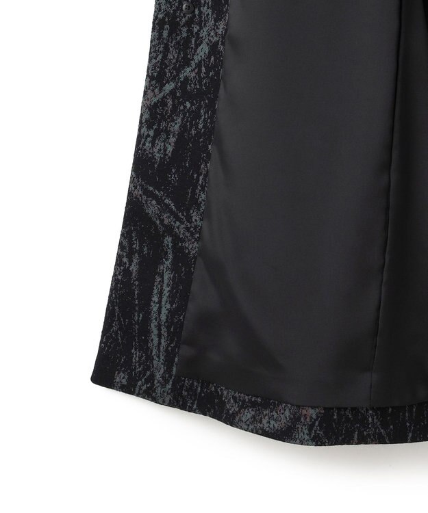 JOSEPH HOMME フォレストジャガード　チェスターコート ブラック系3