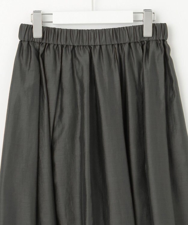 自由区 【洗える】エアリー スカート スレート