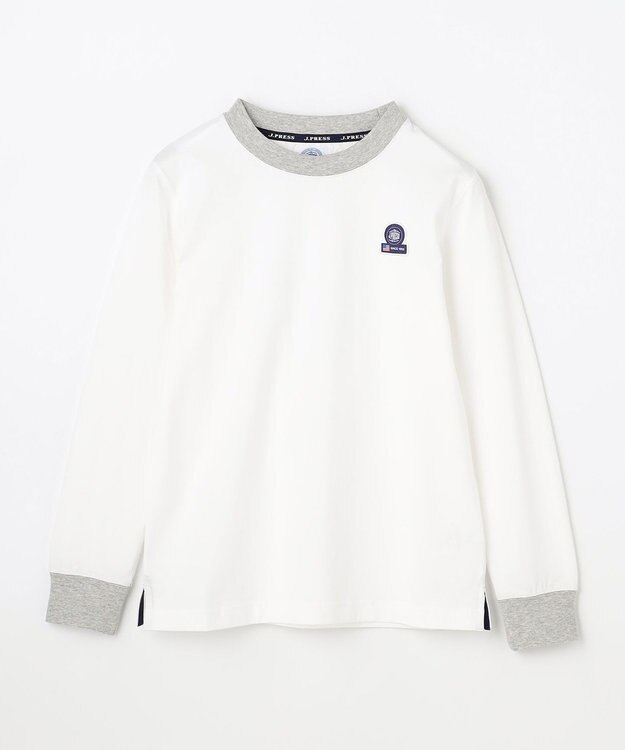 J.PRESS KIDS 【140-170cm】ベーシック ロゴカットソー アイボリー系