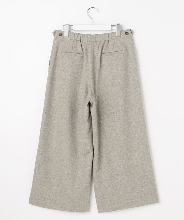 J.PRESS LADIES S ラメツイード クロップド パンツ ベージュ系