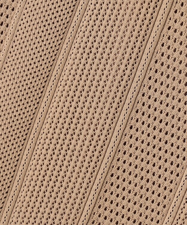 自由区 L 【洗える】シアーコイル スカート キャメル系