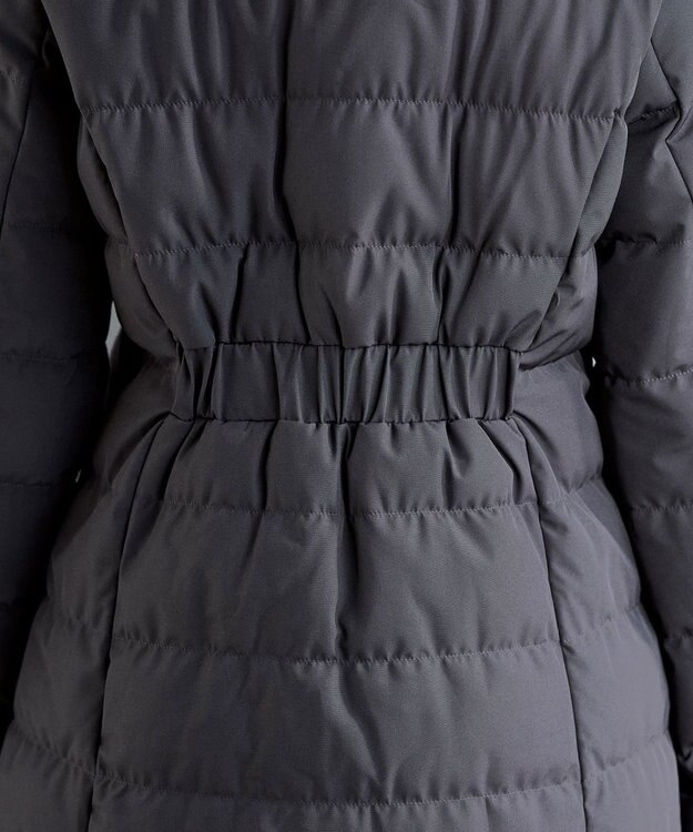 Tiaclasse 【ダウン70%撥水加工】スタンドカラーダウンコート ブラック