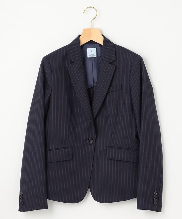 組曲 S 【セットアップ対応可】T/Wスーティングテーラード ジャケット ネイビー系1