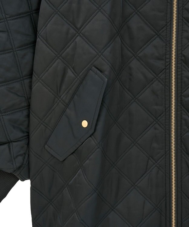 earth music&ecology キルティングバルーンコート Black