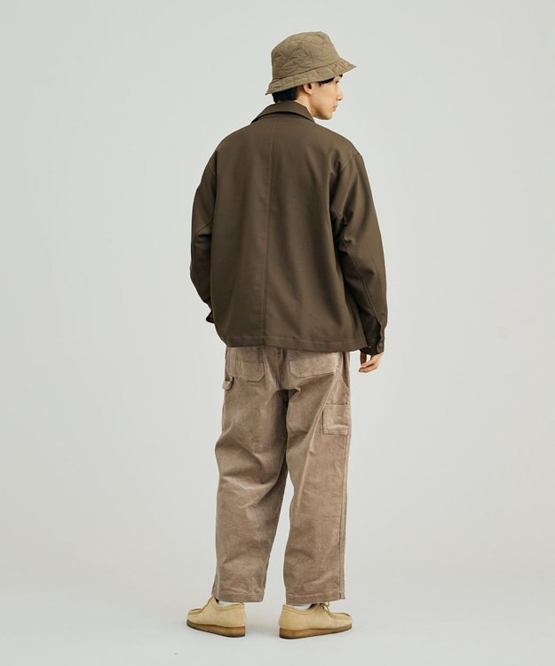 J.PRESS YORK STREET 【UNISEX】ウールライク MA-1コーチジャケット カーキ系