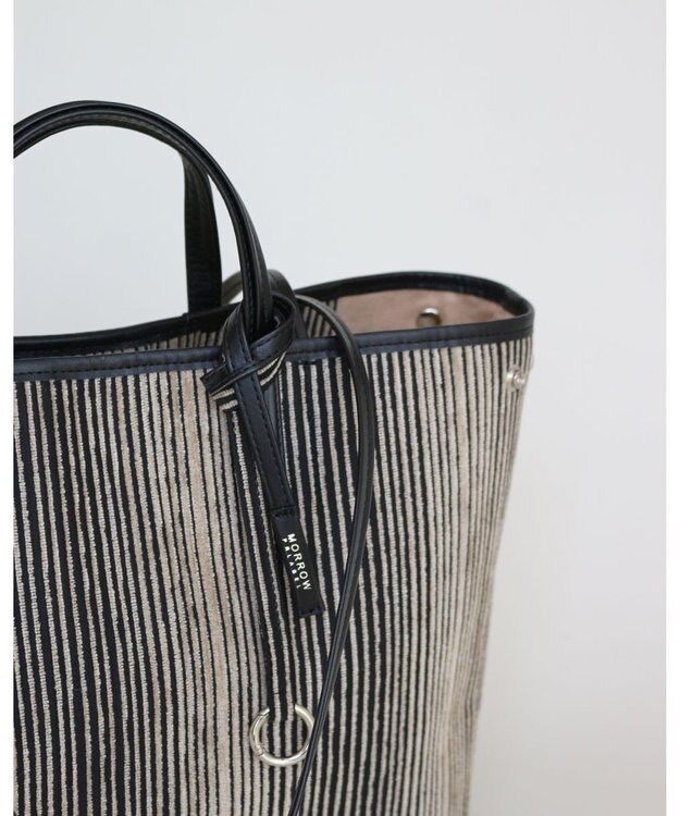 MORROW by thank 【A4サイズ収納可/軽量】VIVIAN OBLONG ミックスストライプ