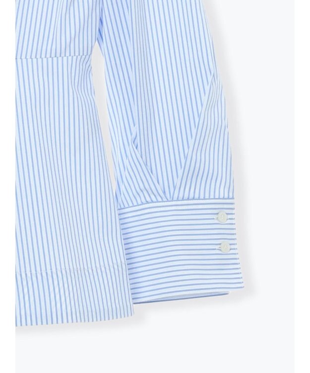 Te chichi ペプラムシャツ サックスブルー