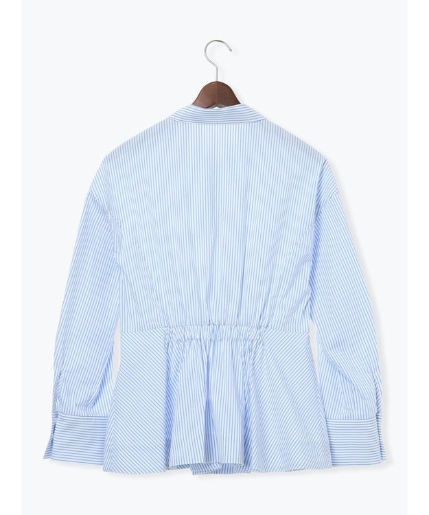 Te chichi ペプラムシャツ サックスブルー