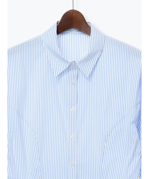 Te chichi ペプラムシャツ サックスブルー