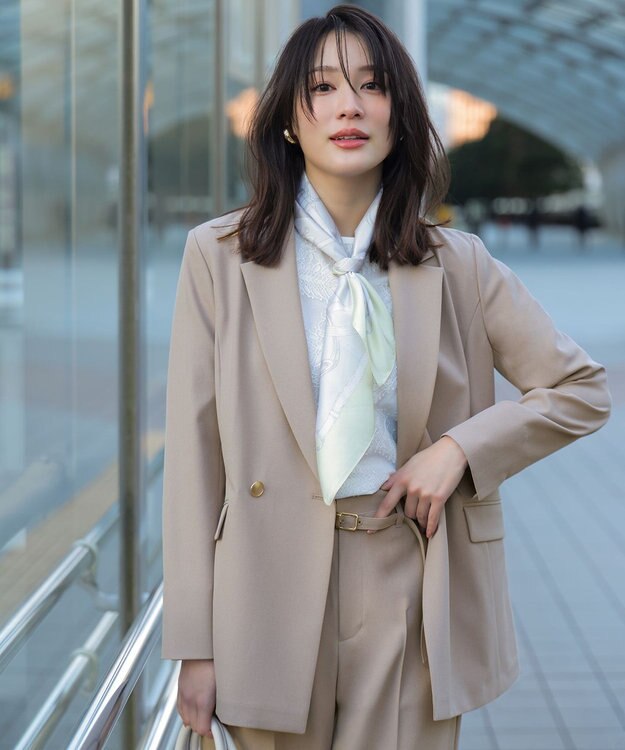 ANY SIS アソート スカーフ ベージュベルト