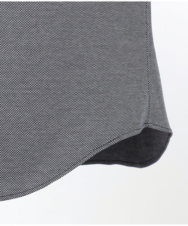 JOSEPH ABBOUD 【キングサイズ】コンパクトジャージーバーズアイ シャツ ネイビー系