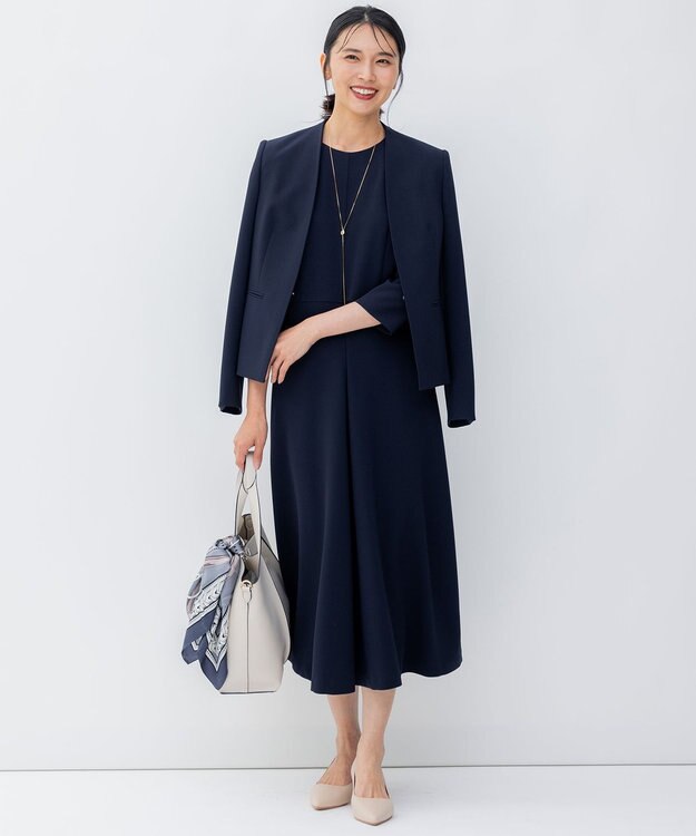 23区 アウトシームトートバッグ アイボリー系